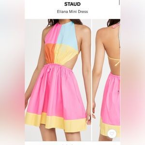 STAUD Eliana Mini Dress XS